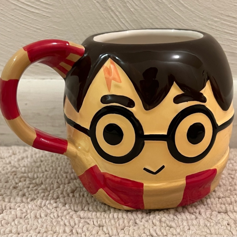 Harry Potter Mug Limited Edition 3D Sculpted Face Ceramic Coffee Mug - EUC